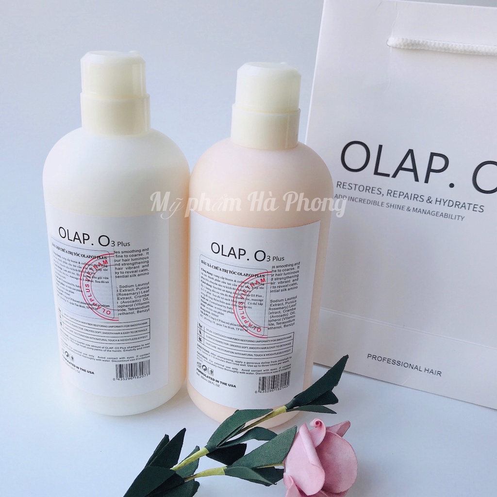 [Chính Hãng ] Cặp Dầu Phục Hồi Gội Xả Collagen OLAP.O3 PLUS Siêu Mền Mượt, Ngăn Gầu Ngứa 800MLx2