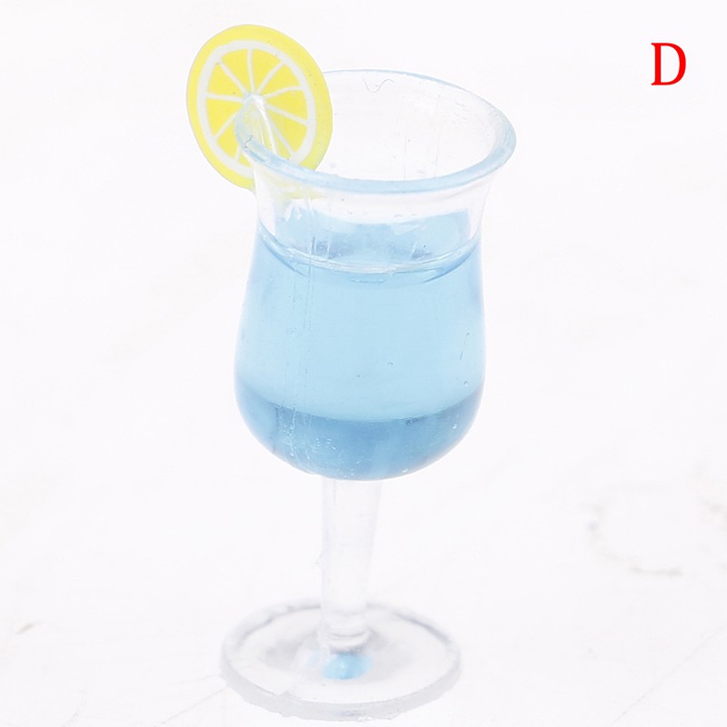 Mô Hình Ly Nước Cocktail Mini Tỉ Lệ 1: 12 Trang Trí Nhà Búp Bê