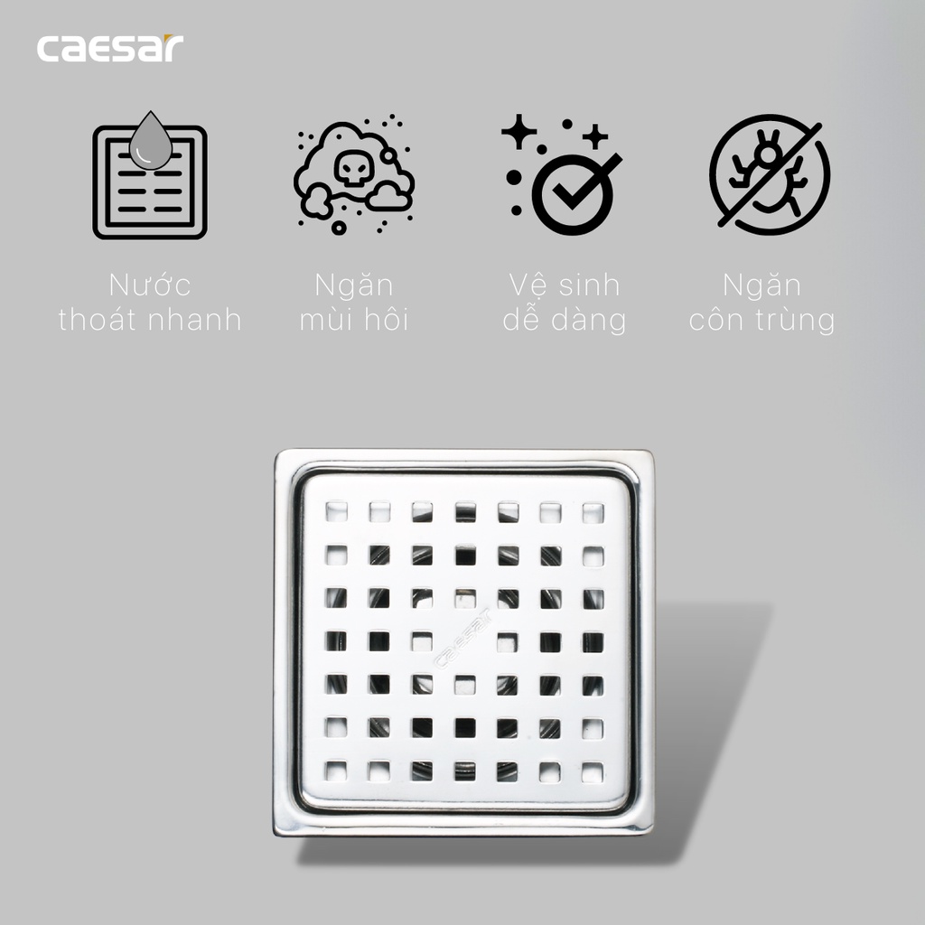 Thoát sàn Caesar - ST1212 Ø60 & ST1212L Ø90