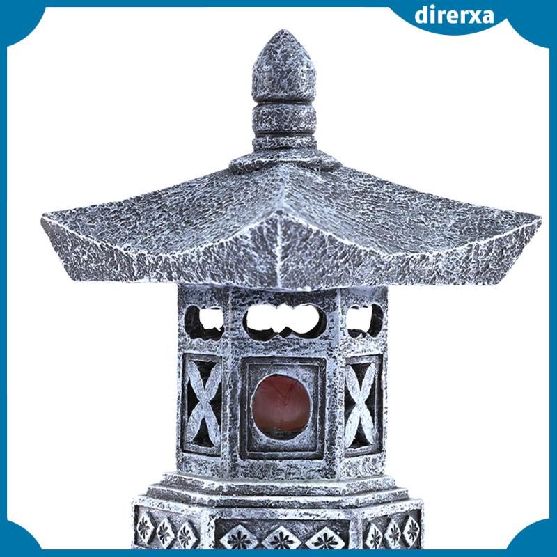 Đèn Lồng Bằng Đá Polyresin Điêu Khắc Trang Trí Lối Đi Sân Vườn Ngoài Trời Châu Á Zen Asia