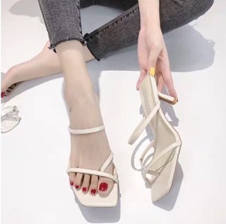 Giày cao gót quai mảnh đế 7cm
