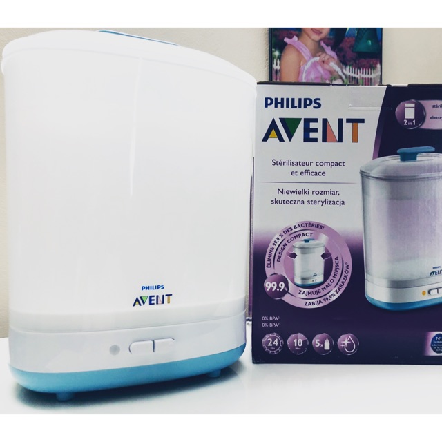 Máy tiệt trùng Philips Avent 2 trong 1