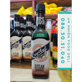 Nước sốt ướp thịt bò Crystal Steak – chai 284g