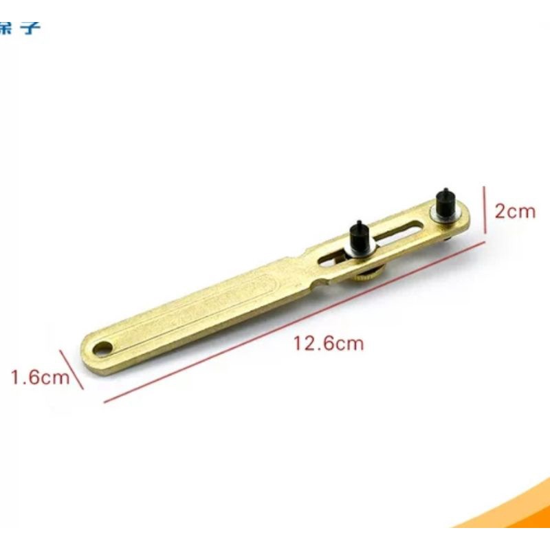 Dụng cụ xoay mở nắp đáy đồng hồ đeo tay, dụng cụ 2 chân dùng để mở đáy dạng vặn K8.5