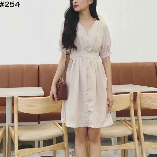 [hình thật shop chụp] đầm dập li nhẹ