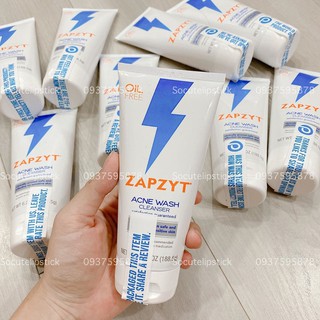 Sữa rửa mặt trị mụn Zapzyt Acne Wash Cleanser