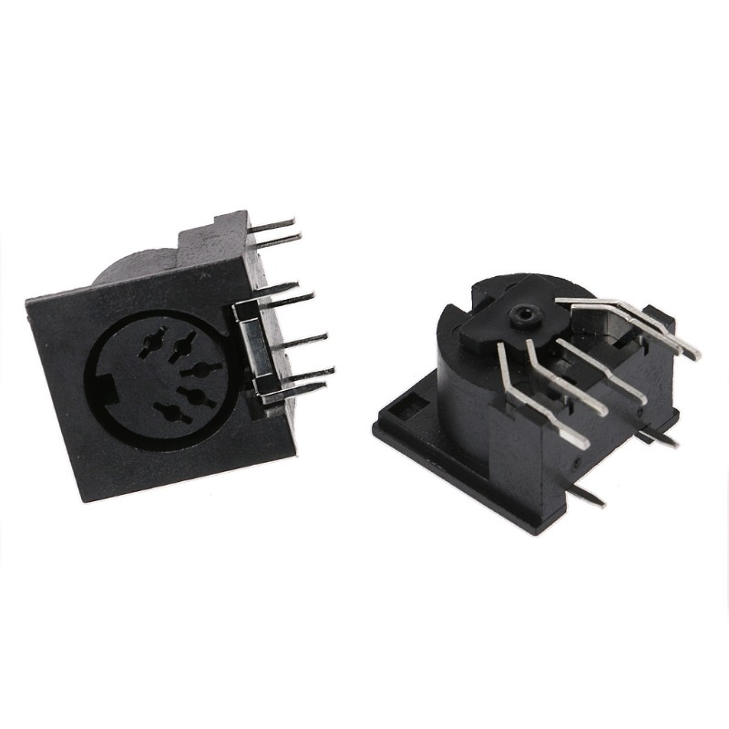 Set 10 Đầu Nối Female Din5 Din 5-pin Jack Ds-5-01 Midi