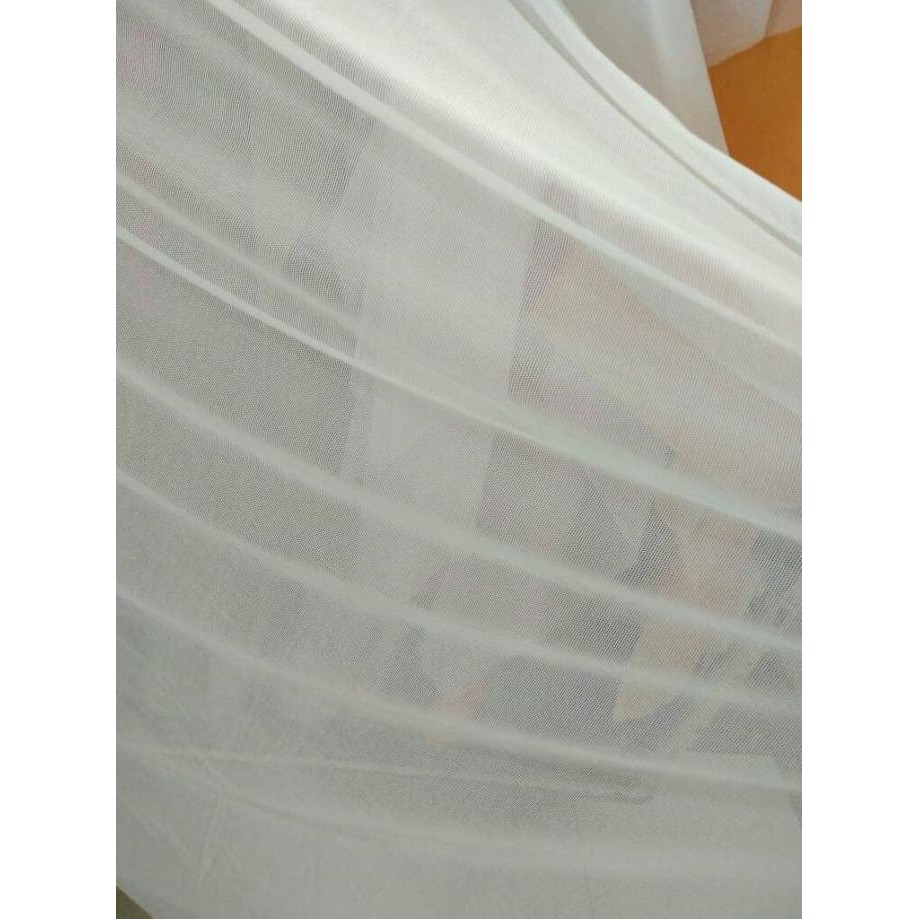 Vải Tuyn Spandex Co Giãn Màu Bạc Phong Cách Hàn Quốc Chất Lượng Cao 1