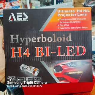 Bi led cầu mini h4 aes chính hãng gắn zin tạo mặt cắt giá 1 bóng