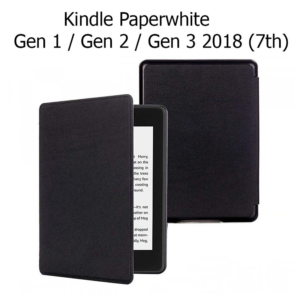 Bao Da Kindle Paperwhite Gen 1 / Gen 2 / Gen 3 2018 (7th) Da  Cover Cho Máy Đọc Sách