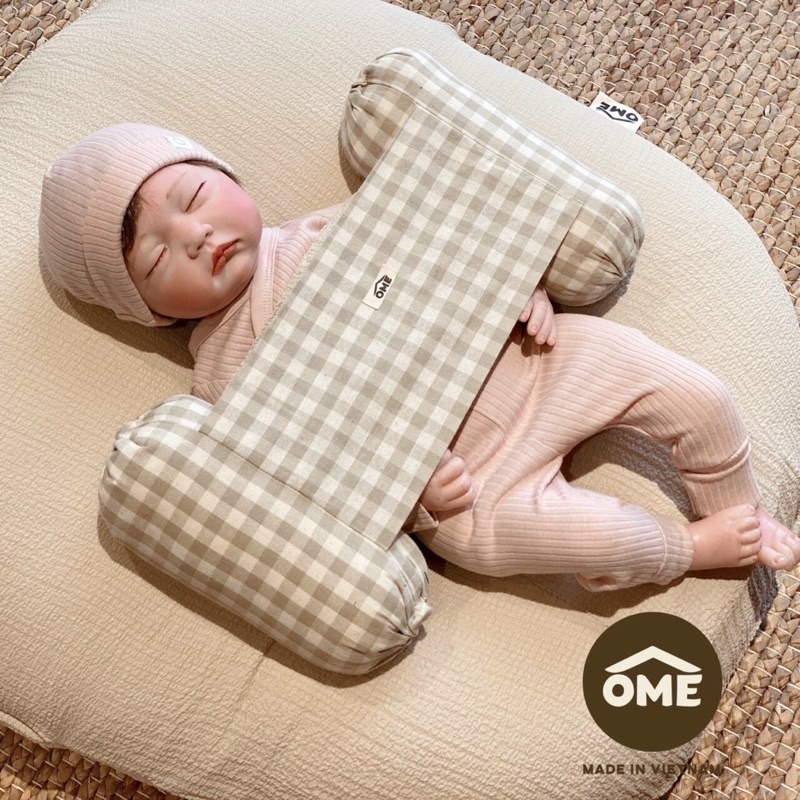 Gối chặn vỏ đỗ chống giật mình OME cao cấp [ babyboo]