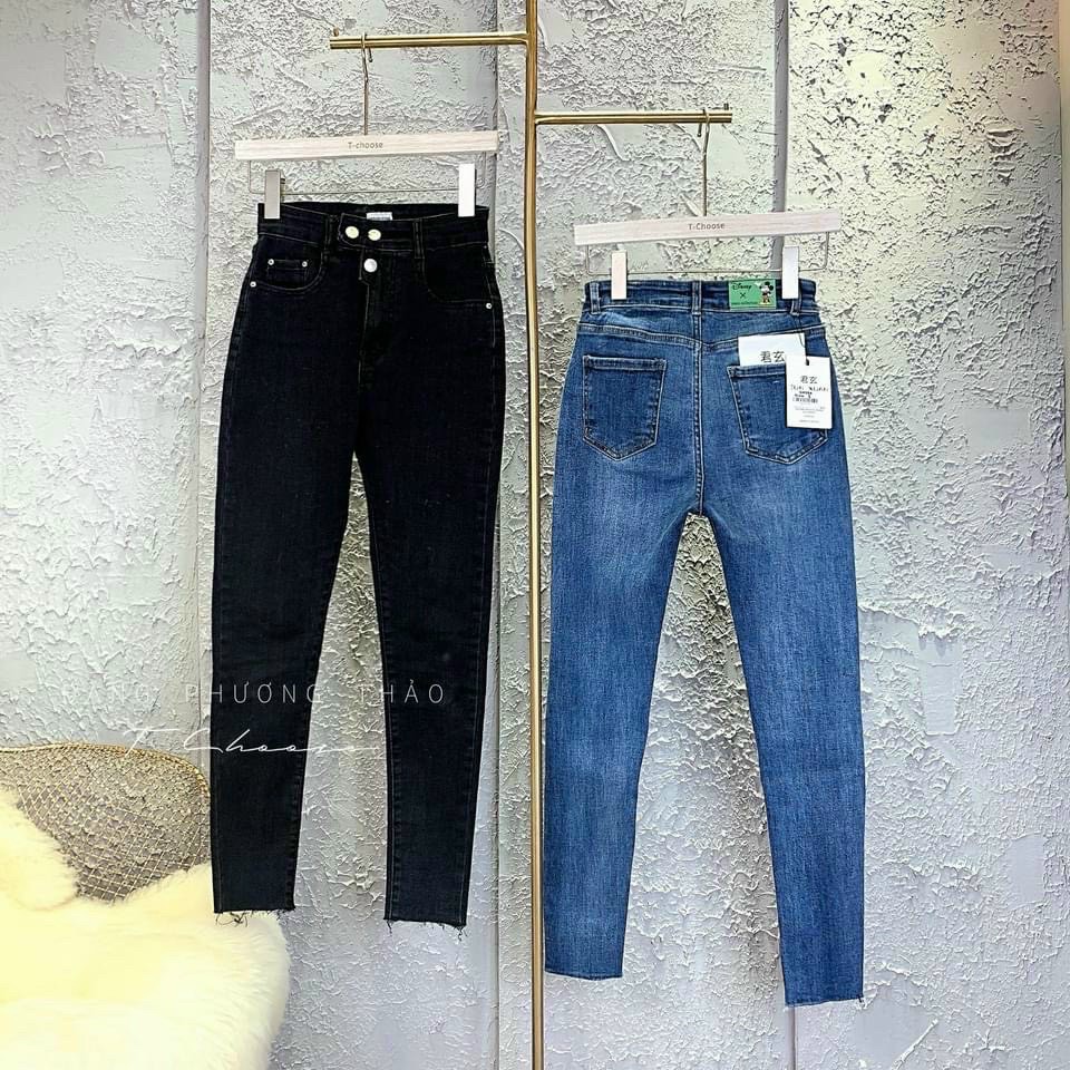 BÁN SỈ QUẦN JEAN SKIN 3 KHUY 2 MÀU NỮ