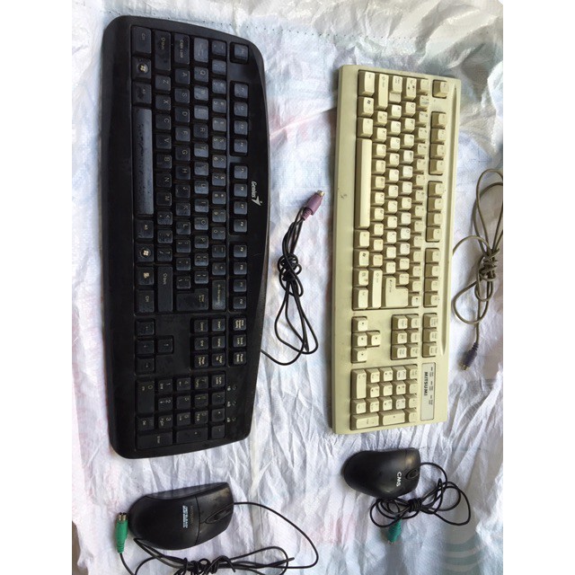 {SALE} Bộ Bàn Phím chuột CỔNG PS2 Keyboard Mouse máy tính