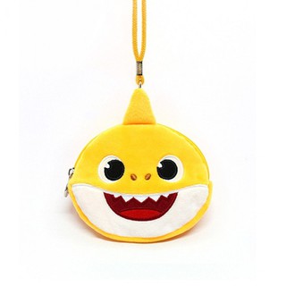 Ví có dây đeo màu vàng hình baby shark