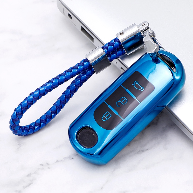 Vỏ Bảo Vệ Chìa Khóa Thông Minh Cho Mazda 2 3 6 Atenza Axela Demio CX-5 CX5 CX-3 CX7 CX-9 2015-2019