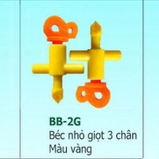 Combo 10 Béc tưới nhỏ giọt 3 chân 0-8L/h tưới gốc điều chỉnh được lưu lượng