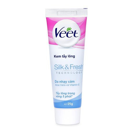 Kem Tẩy Lông Veet Cho Da Nhạy Cảm Silk & Fresh Depilatory Sensi | BigBuy360 - bigbuy360.vn