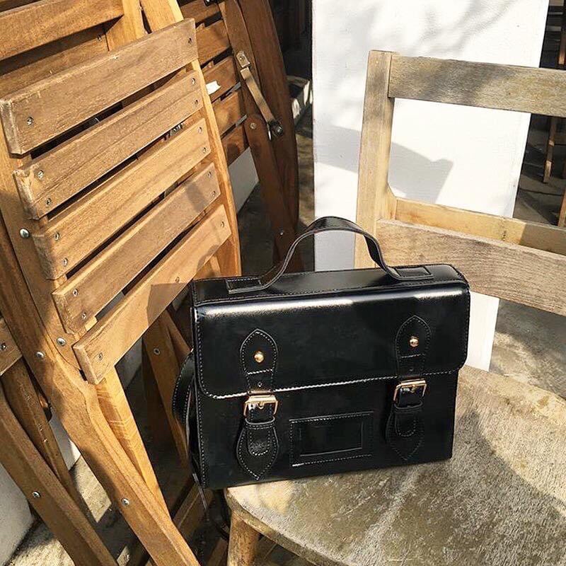 Túi hộp Vintage unisex, chất đẹp, form chuẩn