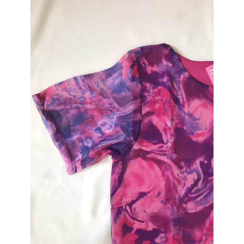 Váy Đầm Trung Niên - Chất Liệu Voan Tơ - Form Suông Hơi A - Size Từ 48Kg đến 87Kg | BigBuy360 - bigbuy360.vn