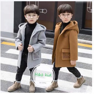 Áo khoác bé trai  Áo dạ bé trai nam mặc thu đông ấm áp hàng đẹp giá tận xưởng
