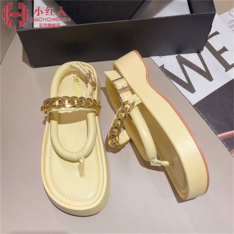 Dép Sandal Đế Dày Mềm Mại Phong Cách Pháp Cổ Điển Thời Trang Cho Nữ