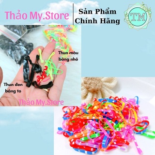 Thun cột tóc cho bé gái co giãn tốt nhiều màu sắc - siêu dai