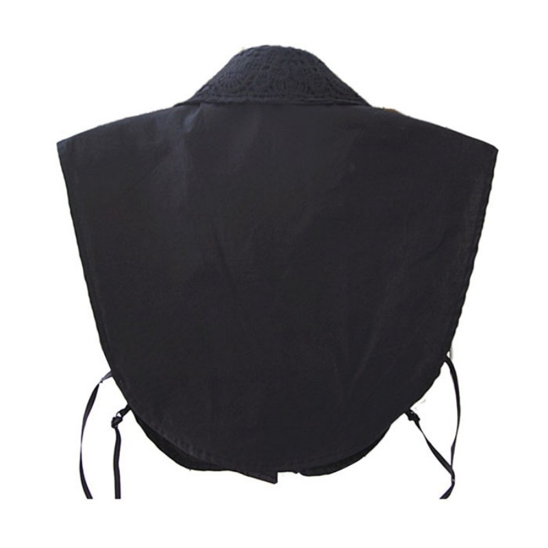 Cổ áo sơ mi giả viền ren cho nữ