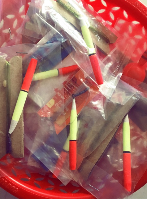 Combo 3 lưỡi câu phao mini tóm sẵn : lưỡi số 9