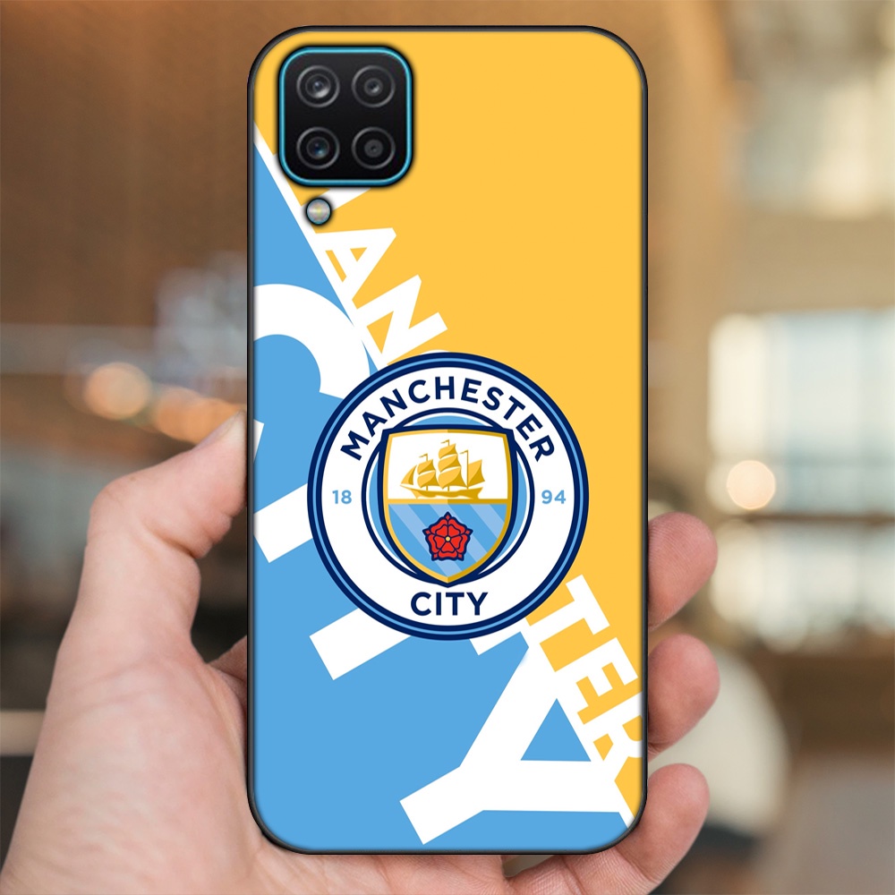 Ốp lưng Samsung A12 5G, M12 viền đen in hình Manchester City MC