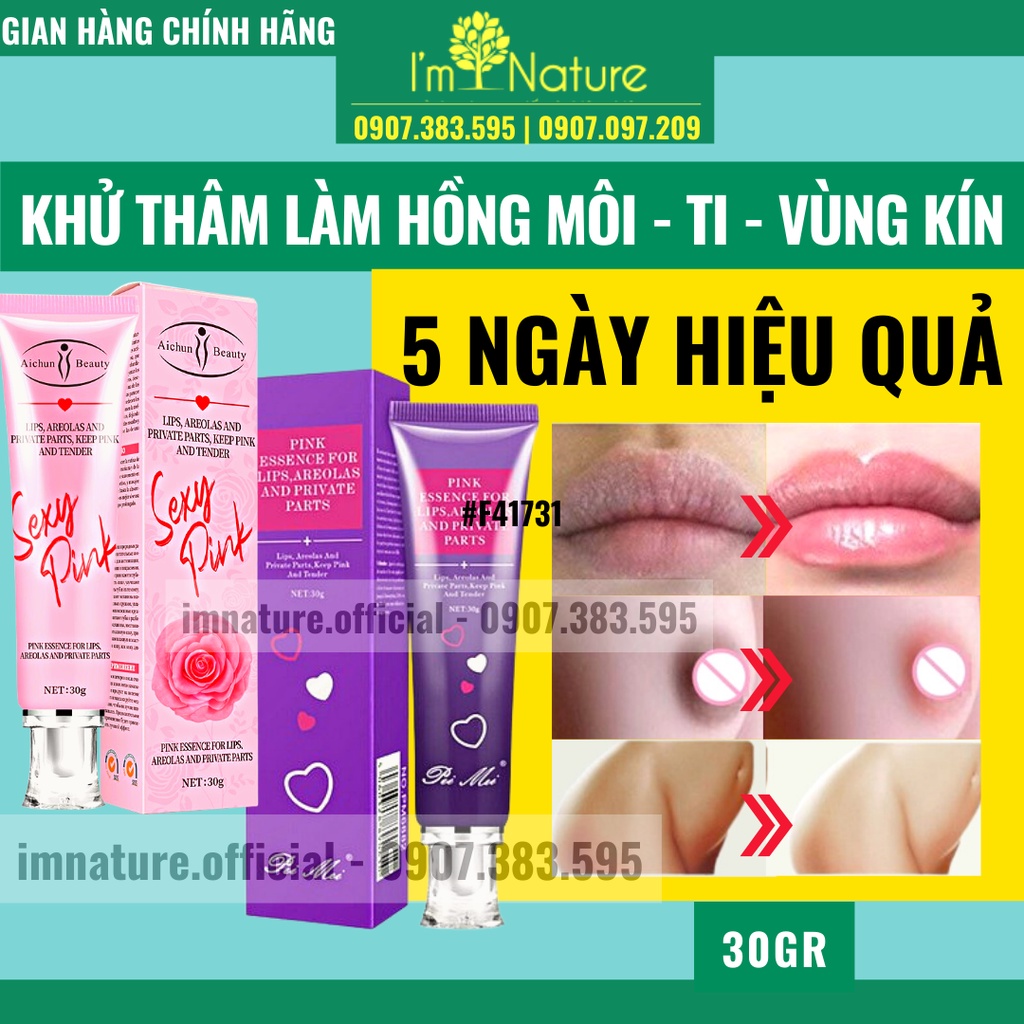 Kem Khử Thâm Dưỡng Hồng Môi - Nhũ Hoa - Vùng Kín Pei Mei 30g