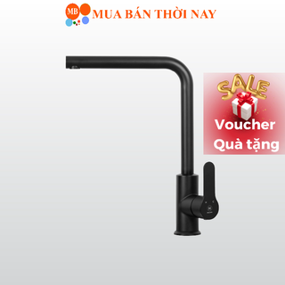 Vòi rửa chén nóng lạnh Malloca K525B, vòi bếp inox 304 2 đường nước