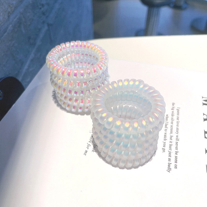 Thun buộc tóc Seagloca kiểu dáng dây lò xo điện thoại