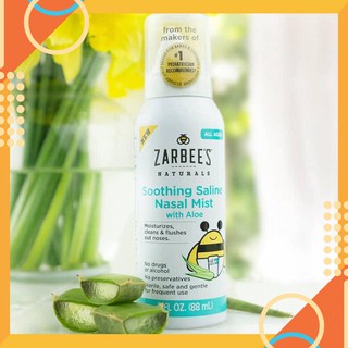 Xịt Mũi Lô Hội Đẩy Đờm Zarbee's 88ml Cho Bé