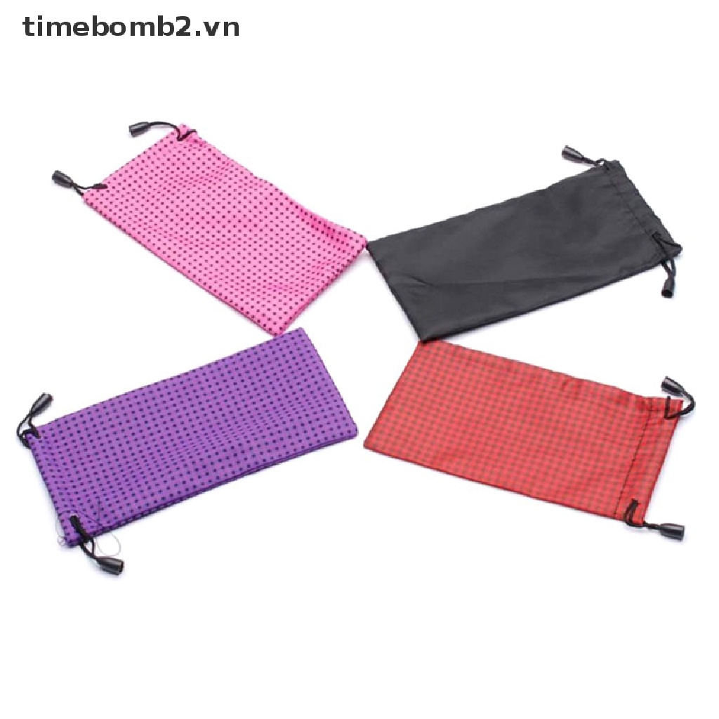 1 Túi Đựng Mắt Kính Bằng Vải Thiết Kế Ngẫu Nhiên