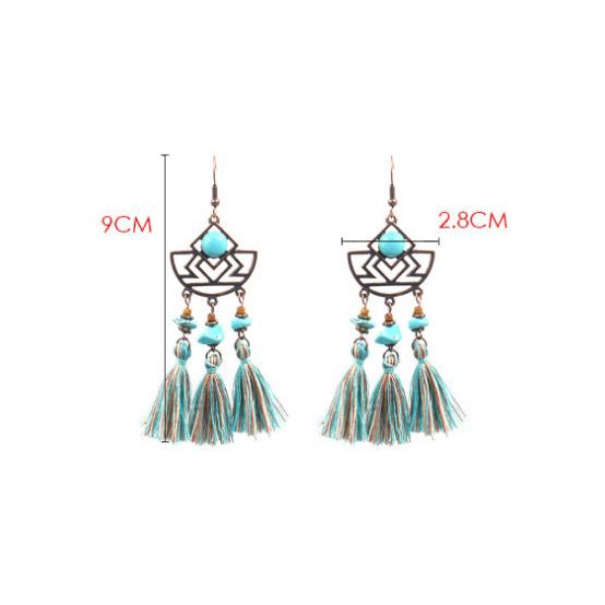 Bông Tai Dệt Phong Cách Bohemian M1