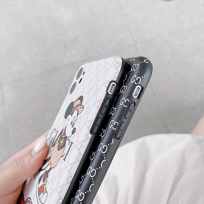 Ốp Lưng Mềm In Hình Chuột Mickey / Gucci Cho Iphone 12 / Pro / Max / Mini / 11 / Xs Max / Xr / X / I7 / 7p / 8 / 8 Plus / 6 / 6s