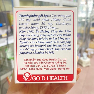 Cốm lợi sữa Mummilk - Hộp 20 gói