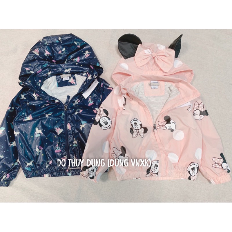 Áo khoác gió bé gái