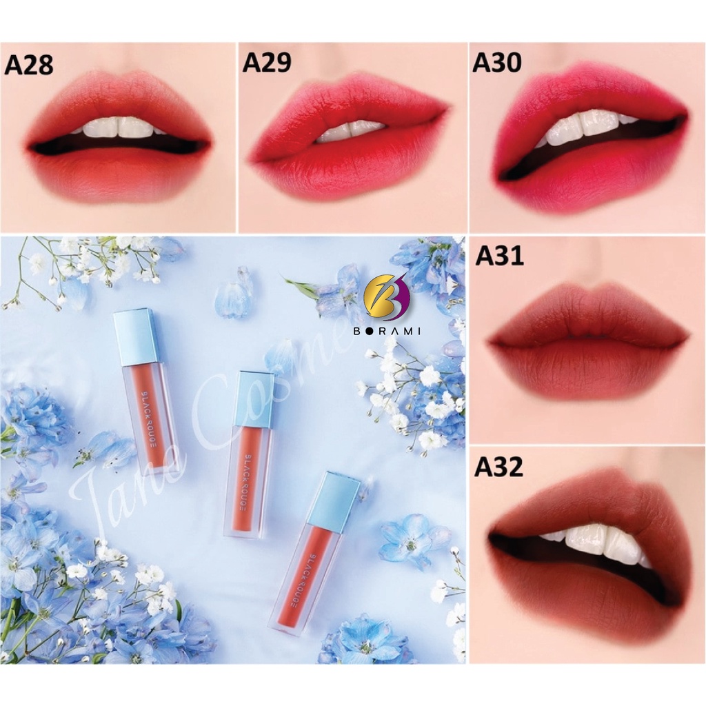 Son Black Rouge Air Fit Velvet Tint - son kem lì