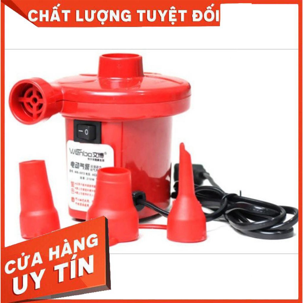 [Giá sỉ] [Siêu Sale]  Bơm điện 3 đầu hút xả (bơm bể bơi, ghế hơi, giường hơi...)