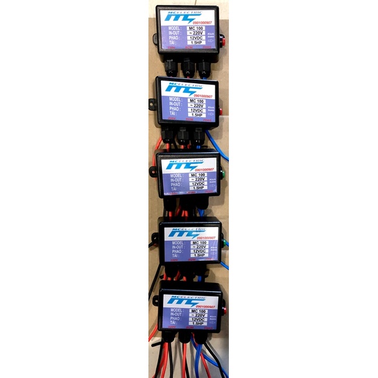 Rơ le an toàn cho phao điện máy bơm nước chuyển nguồn thành 12VDC  SAFETY RELAY MC 100