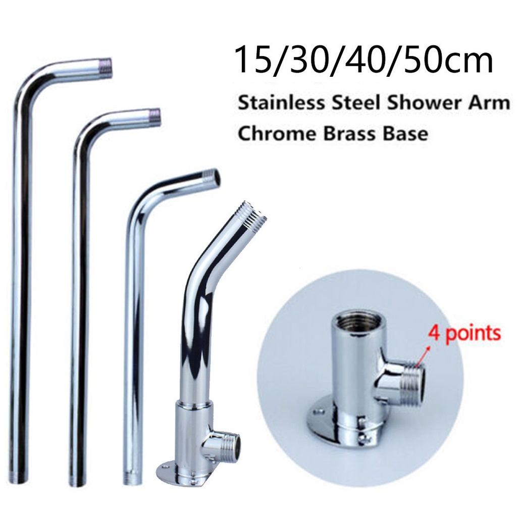 Ống Nối Vòi Hoa Sen Gắn Tường Bằng Thép Không Gỉ 1⁄2 Inch