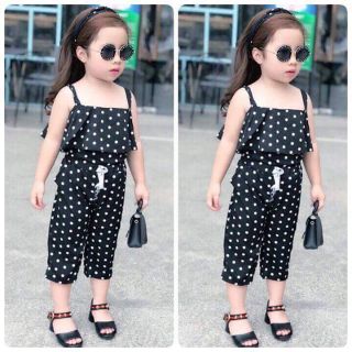 Set bộ chấm bi cực xinh bé gái