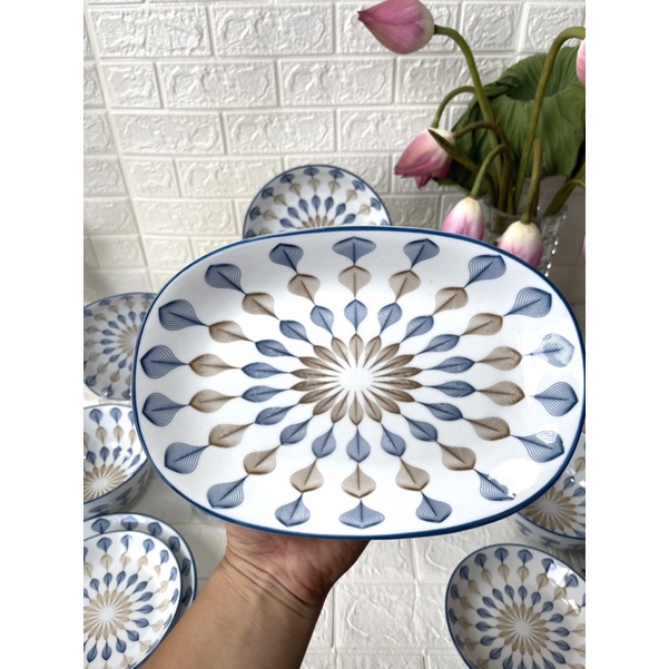 Bộ bát đĩa công  sét 14,23 chi tiết