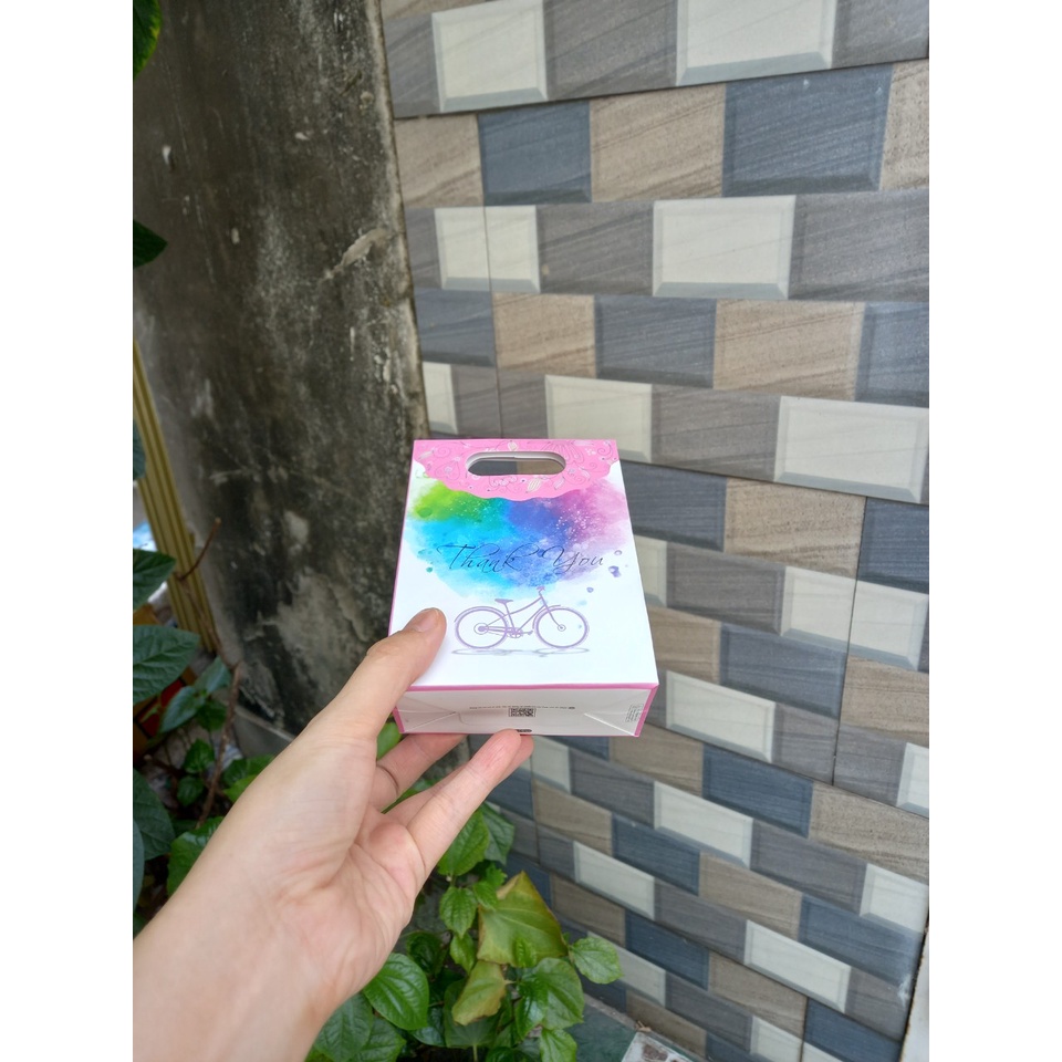 50 cái - Túi giấy nắp gấp mini đựng son môi quà tặng mỹ phẩm nhỏ = Mẫu số 17