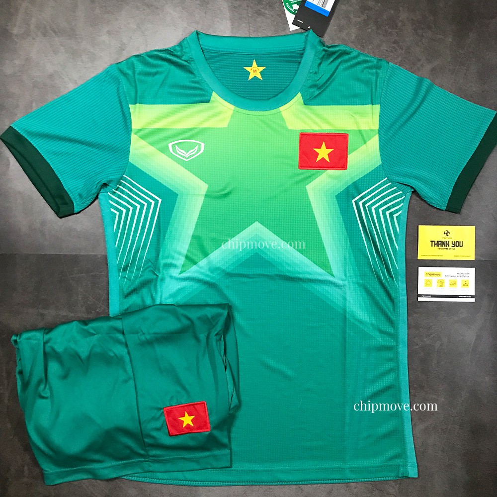 Bộ áo bóng đá Việt Nam hàng Thái cao cấp