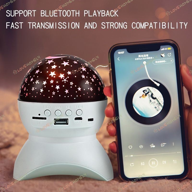 loa bluetooth tích hợp đèn chiếu sáng trang trí 3D cực ngầu