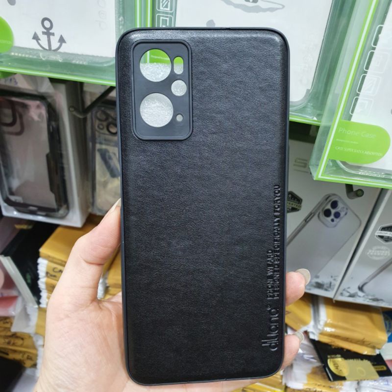 Ốp lưng Realme 9i dẻo giả vân da