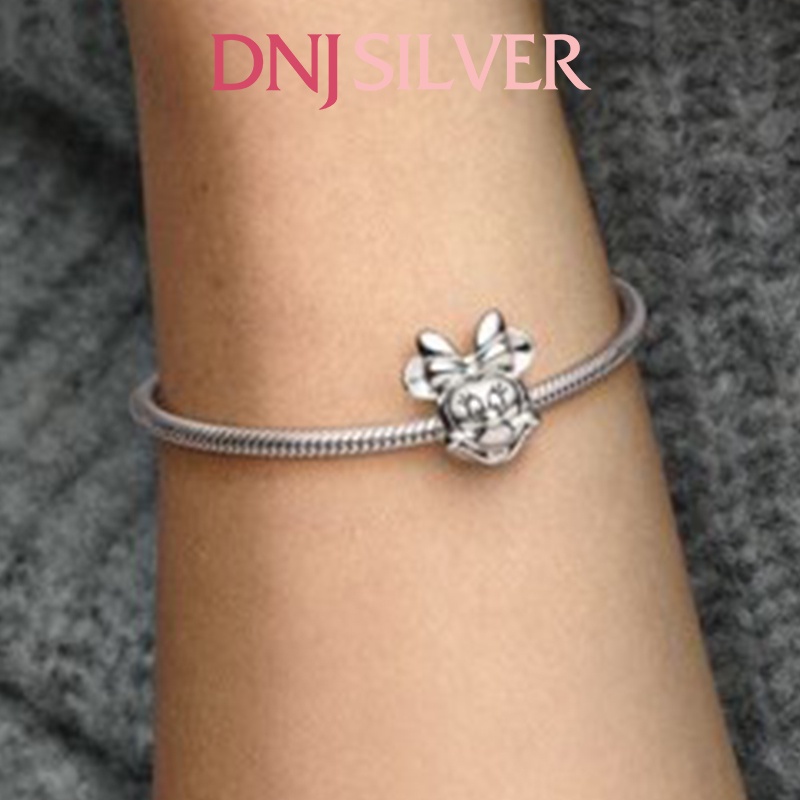 Charm bạc 925 cao cấp, hàng chuẩn bạc - Charm Disney Minnie thích hợp để mix vòng tay charm - DN267