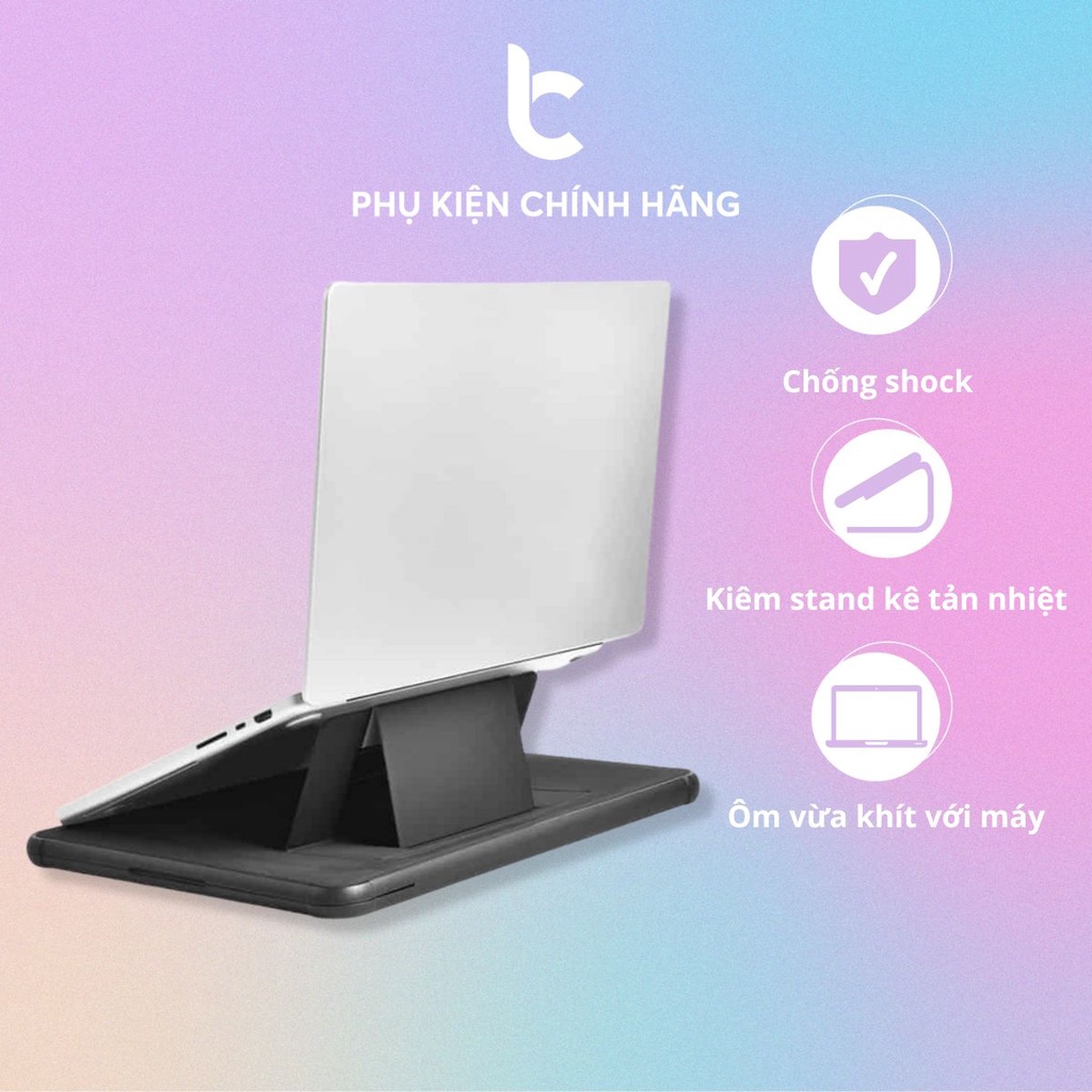 Túi Chống Sốc Kiêm Stand Macbook WIWU Defender Stand Case